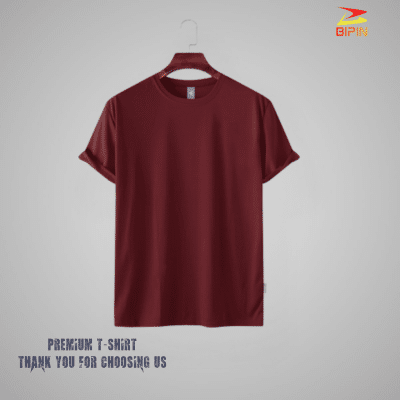 Mens Premium Blank T-shirt - Maroon