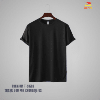 Mens Premium Blank T-shirt - Black