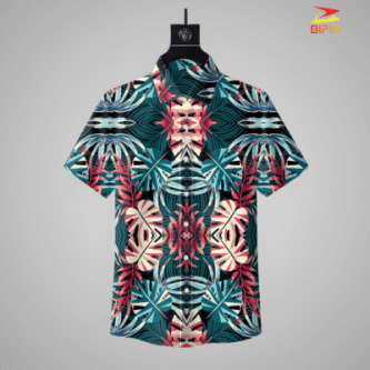 Digital Printed Short Sleeve Shirt