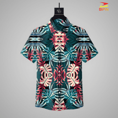 Digital Printed Short Sleeve Shirt