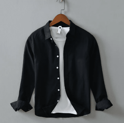 Cotton Oxford Long Sleeve Formal Shirt